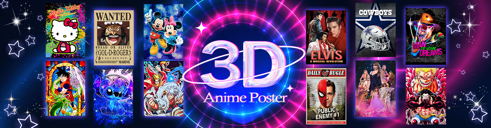 3D Lenticulaire Poster