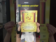 DGZ Naruto Messi Ronaldo Sport 3d Flip Motion Lenticulaire Anime Posters 40*60cm