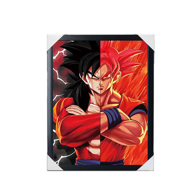 Hot Sale Anime Dragon Ball 3d Leniculaire Plaat Holografische Lenticulaire Anime Poster 3d Picture For Wall