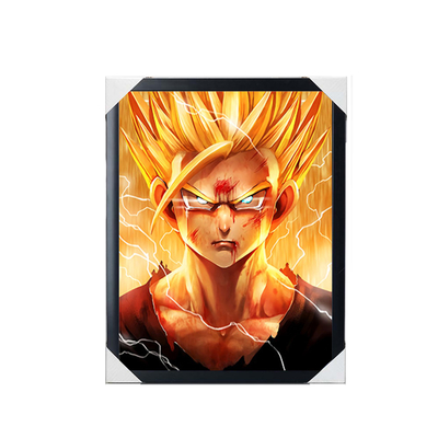 Japanse strip Dragon Ball One Piece Demon Slayer Bleach 3D Printing Anime Hanging Pictures Wand Decor Scrolls Poster