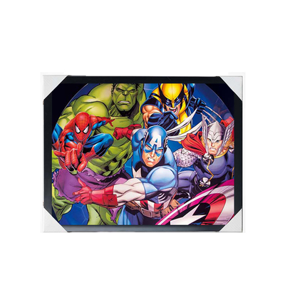 Groothandel Anime 3D Poster Marvel 3D Lenticulaire Poster Wand Decor 3D Print Veranderend Foto Anime Poster