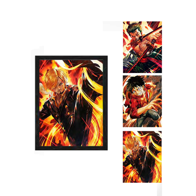 Best verkopende Lenticulaire Lens Plaat 3D Foto Lenticulaire Poster Flip Picture Anime Poster 3D Lenticulaire Poster