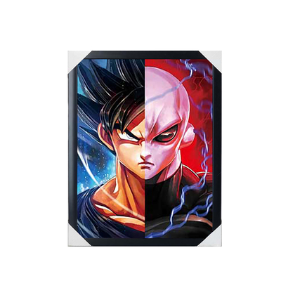 Hot Sale Anime Dragon Ball 3d Leniculaire Plaat Holografische Lenticulaire Anime Poster 3d Picture For Wall