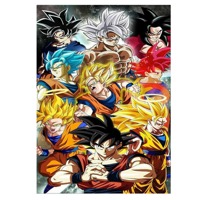 Cartoon 3D Poster Lenticulair Flip effect Anime Thema 75 LPI Lenticulair Printen Decoratie Schilderen