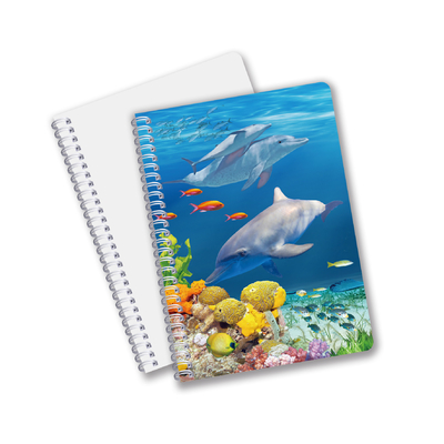 Dagelijks gebruik Goede kwaliteit Made in China Eco-vriendelijk PET Duurzame aangepaste vellen 3D Lenticulaire Spiraal Notebook