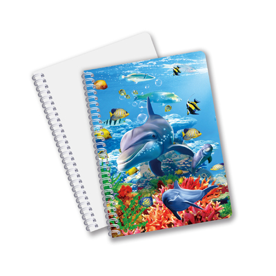 Goede kwaliteit Gepersonaliseerd 3D lensachtig PET-materiaal Promotie Geschenk Spiraal 3D-printen Notebook