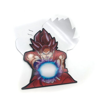 Hologram 3d Lenticulaire Muur Auto Sticker Custom Cute 3d Anime Motion Stickers Met Logo Waterdicht Wallpaper Sticker