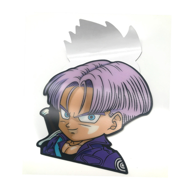Hologram 3d Lenticulaire Muur Auto Sticker Custom Cute 3d Anime Motion Stickers Met Logo Waterdicht Wallpaper Sticker