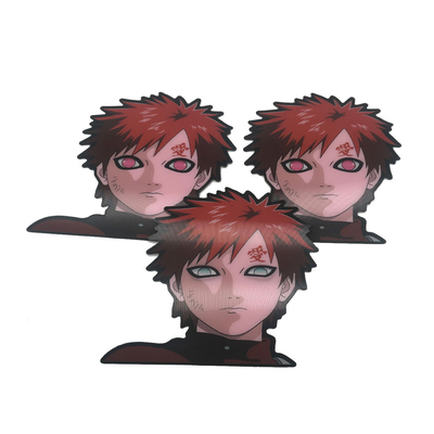Hot Sale Auto Decals Custom Anime 3D Veranderend Flip Motion effect Print Lenticulaire Auto Sticker