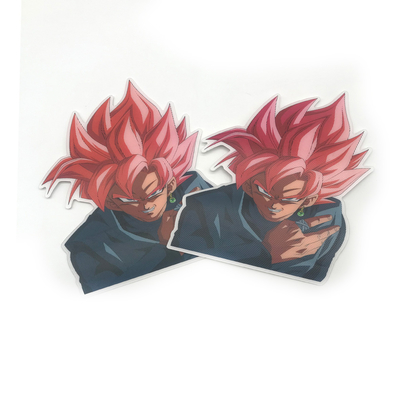 Hot Sale Auto Decals Custom Anime 3D Veranderend Flip Motion effect Print Lenticulaire Auto Sticker