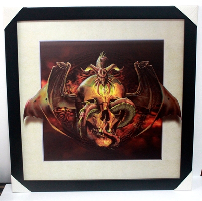 Persoonlijke 3D PET Lenticulaire Poster Printing 3D Schilderen met Zwart PS Frame voor Home Decor