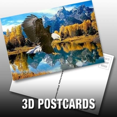 Onderhandelingsstatus gelezen mislukt 3D Lenticulaire Postkaarten voor de markt