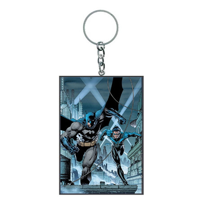 Custom DIY Animation Character Dubbelzijdig Acryl Sleutelhanger Roestvrij staal met UV-printing 6-kleur printmethode