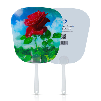Hot selling Custom 3D Lenticulaire Hand Fans Of Super Stars Promotionele