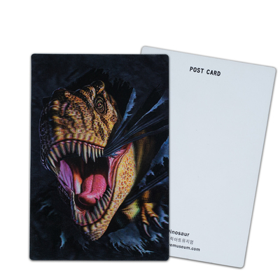 Kinderen cadeautjes Dinosaurus kaart 3d animatie foto 3d ansichtkaart bewegende kaarten