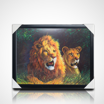 3D Lenticulaire Schilderkunst Met Zwart Frame 40*30cm PET 5D 3D Lenticulaire Schilderijen Kunstwerken Moderne Schilderijen