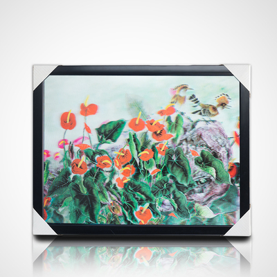 3D Lenticulaire Schilderkunst Met Zwart Frame 40*30cm PET 5D 3D Lenticulaire Schilderijen Kunstwerken Moderne Schilderijen