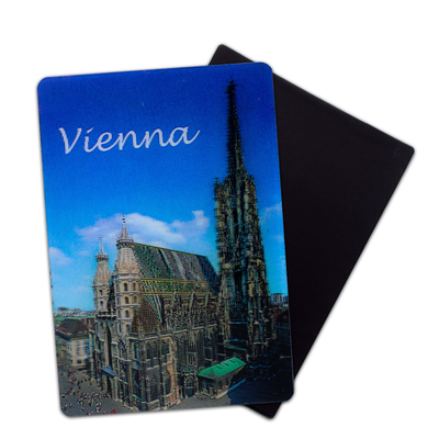 Landmark Castle Souvenir Gift 3D Lenticulaire Magneten voor Promoties