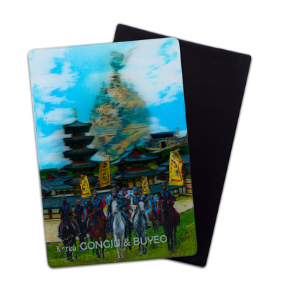 Landmark Castle Souvenir Gift 3D Lenticulaire Magneten voor Promoties