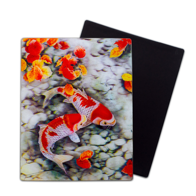 3D-magneten Sealifes Dolfijn Haai Schildpad Lenticulaire Printkaart Voor cadeautjes