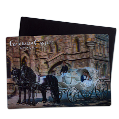 Landmark Castle Souvenir Gift 3D Lenticulaire Magneten voor Promoties
