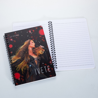 A4 / A5 / A6 maat 3D PP/PET lenzige drukhoes Sprial bindpapier oefenboek