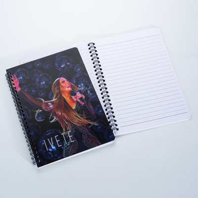A4 / A5 / A6 maat 3D PP/PET lenzige drukhoes Sprial bindpapier oefenboek