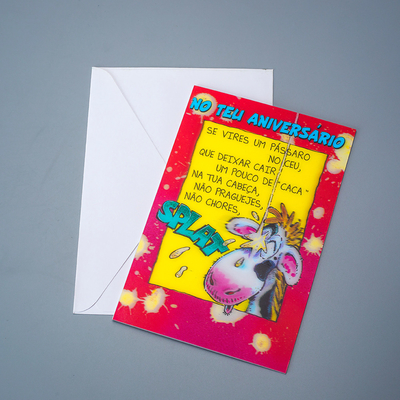 Custom hoge kwaliteit kleurrijke groetekaart reliëf gouden folie stempel dank u kaart voor cadeautjes