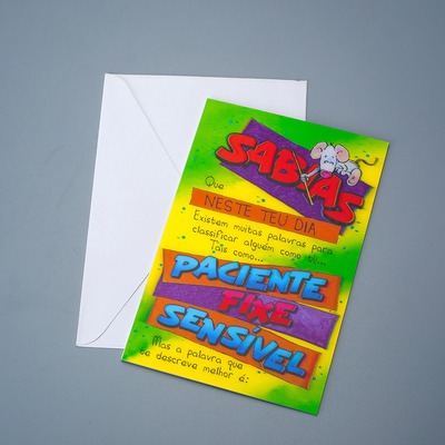 Gepersonaliseerde 3D-kaarten Lenticulaire Postkaart Geanimeerde Uitnodigingskaarten