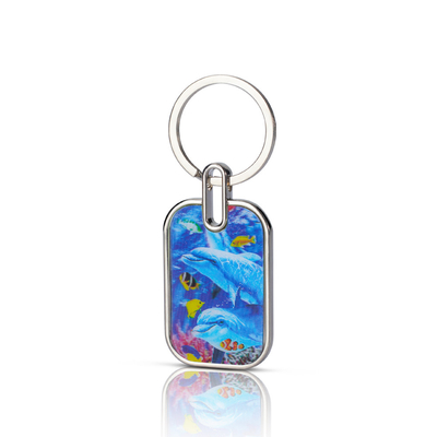 Custom Design Je eigen Glitter Acrylische Sleutelhanger Anime Leuke Acrylische Charme met Make Own Design Printing