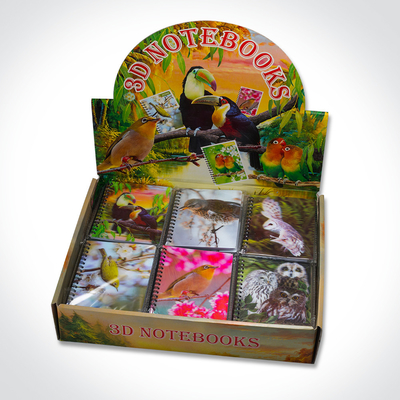 Studenten stationary Recycled PET Printing 3D Lenticular Cover Custom Size Notebooks in bulk