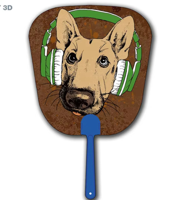 Promotieproduct PP 3D Lenticulaire Effect Plastic Hand Fan