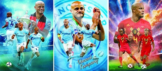 3D Lenticulaire Anime Poster Voetbal Muurfoto Lenticulaire afdruk Anime Poster met 3D Flip Effect