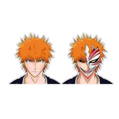 Waterdichte Anime Sticker Veranderende Flips Decals Iguro Obanai Demon Slayer 3D Lenticulaire Motion Sticker voor Auto Laptop