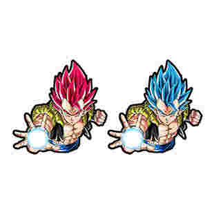 Groothandel Dragon Ball Design Waterdicht 3D Anime Stickers Veranderende Flips Decals Lenticulaire Auto Stickers Anime