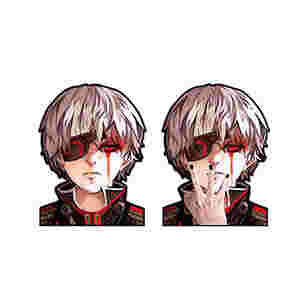 Custom Printing Logo Label PVC Anime Auto Sticker Anime Motion Card Sticker Waterdicht 3D Anime Stickers