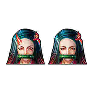 Custom Printing Logo Label PVC Anime Auto Sticker Anime Motion Card Sticker Waterdicht 3D Anime Stickers