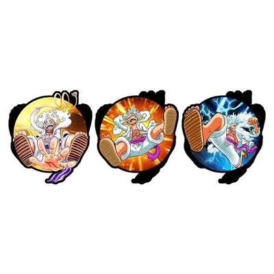 Een stukje 3D-motie sticker personage lenticulaire cartoon stickers auto laptop waterfles decor