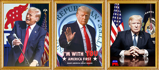 TRUMP ontwerpt gepersonaliseerd 3D-printing PET Lenticulair Poster 3D Lenticulair Printing
