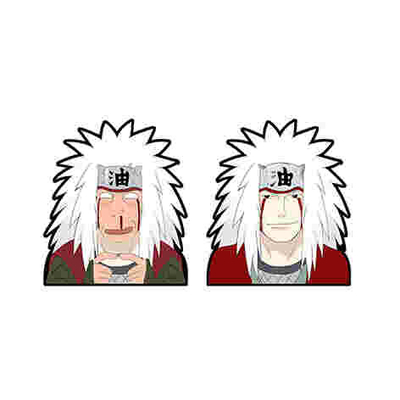 Cartoon Lenticulaire Waterdichte Decals Flip Veranderende Stickers Anime 3D Motion Sticker voor auto