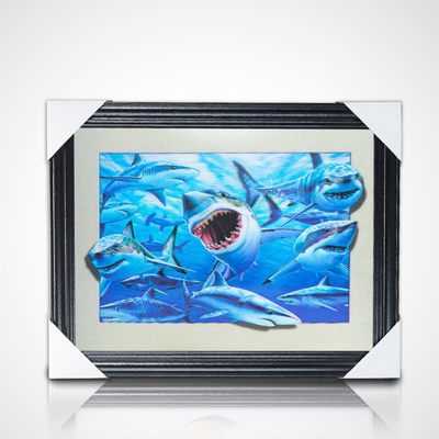 Hot Sale High Definition Promotie Geschenk Japanse 3D Lenticulaire Anime Posters Met Frame