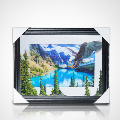 Hot Sale High Definition Promotie Geschenk Japanse 3D Lenticulaire Anime Posters Met Frame