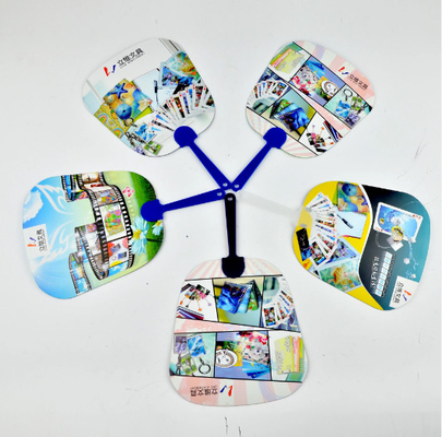 Custom Beautiful Designs 3D Lenticulaire Handventilator Plastic PET 3D Promotionele Handventilatoren Cartoon 3D Lenticulaire Ventilatoren