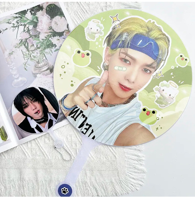 Hot Sale Custom Kpop Lenticulaire Druk 3D Lenticulaire Plastic Hand Ventilatoren