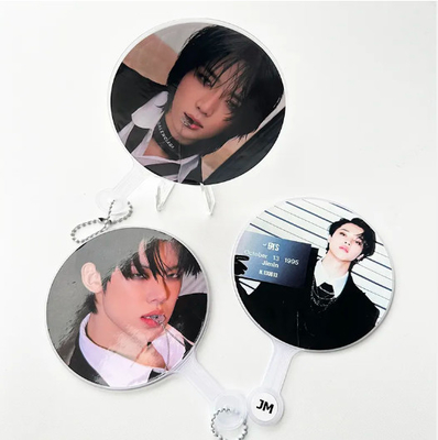 Hot Sale Custom Kpop Lenticulaire Druk 3D Lenticulaire Plastic Hand Ventilatoren