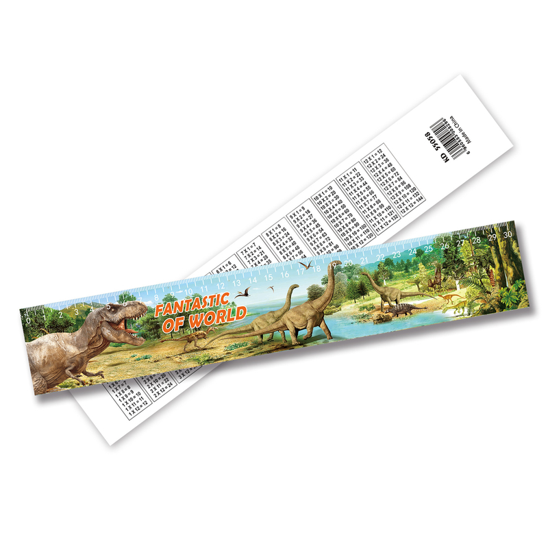 3D Lenticulaire Printable Parallel Rulers Wholesale Products Custom Design Plastic 3D Rulers voor school Plastic John