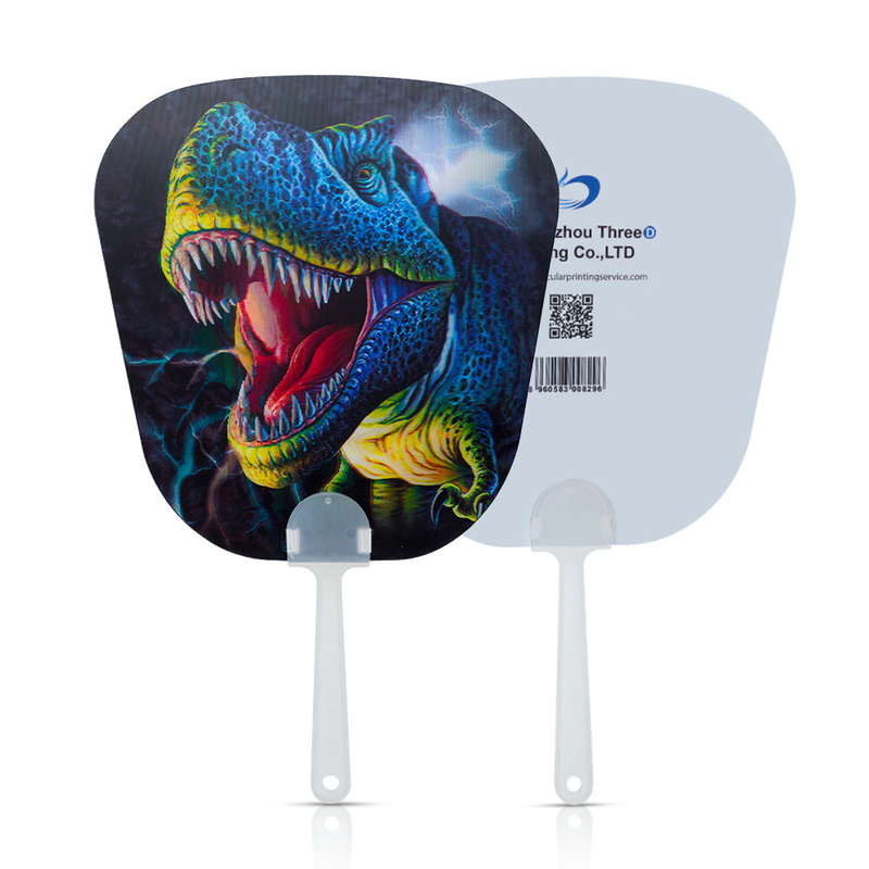 Gepersonaliseerde Lenticulaire 3D Animatie Korea KPOP Idol Flip 3d Hand Fan Transparante Stoffen Hand Fan Voor Geschenken Set