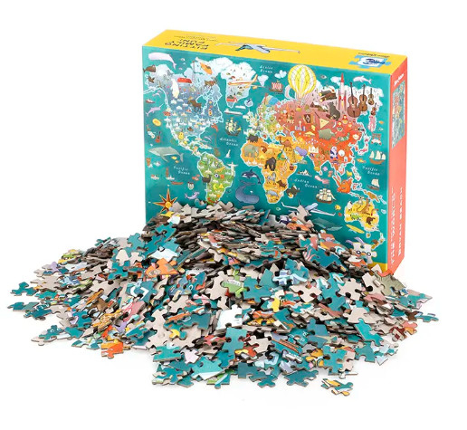 Fabriek direct 3D Game Toy Kinderen 6 in 1 Dieren Transport Houten karakter Marine Life Puzzle Puzzle voor kinderen