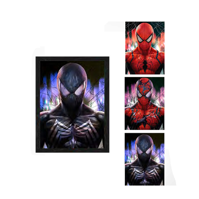 Anime Lenticulaire Marvel Posters 2 Characters Veranderende Foto's Manga 3D Flip Poster Wand Decor