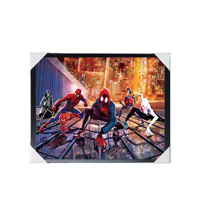 Groothandel Anime 3D Poster Marvel 3D Lenticulaire Poster Wand Decor 3D Print Veranderend Foto Anime Poster